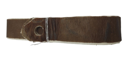 Imagen 3 de 5 de Correon Correones Cuero Crudo Par 3cm Apero Recado Basto
