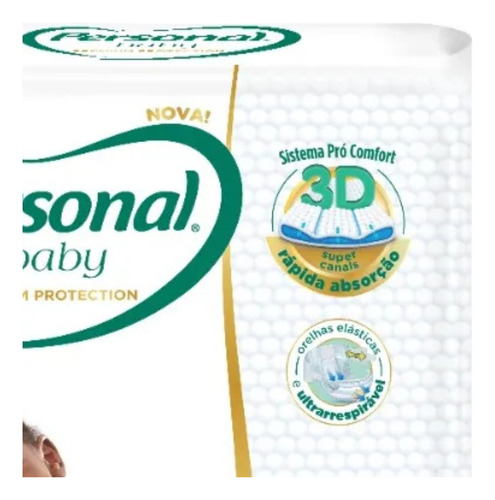 Fralda Descartável Premium Protection Xg 26 Un Personal Baby Extra Grande (xg) Sem Gênero