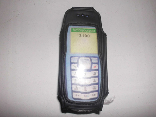 Forro De Celular Nokia 3100 Negro (2v)