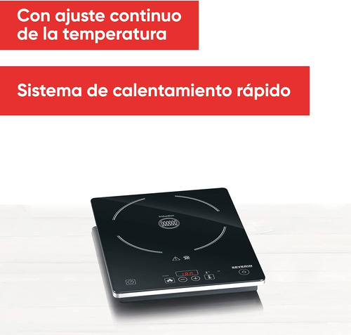 Severin Placa De Inducción De Calentamiento Rápido