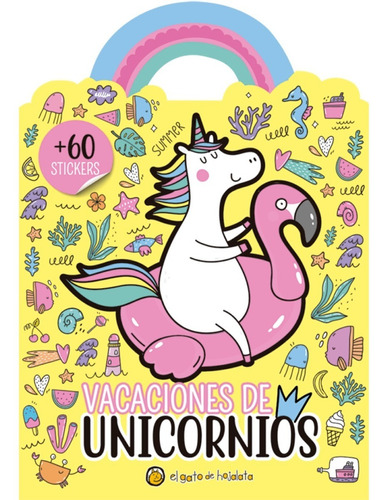 Unicornios Librito Para Pintar Con 60 Sticker - Guadal