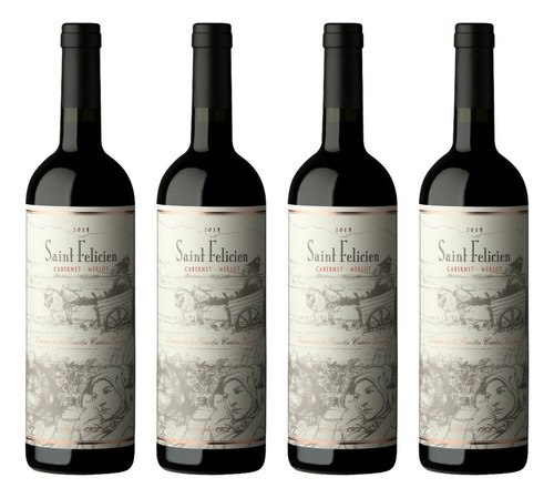 Vino Saint Felicien Cabernet Merlot X4 - Oferta Celler