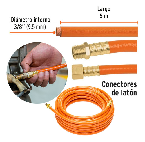 Compresora De Aire 80 L, 3-1/2 Hp, Kit Pistolas Truper