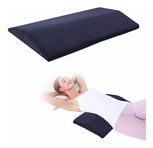 Almohada lumbar Ortopédica Columna lumbar Soporte para dormir Almohada de  cama de soporte lumbar para la ciática Embarazo Dolor de cadera o pierna