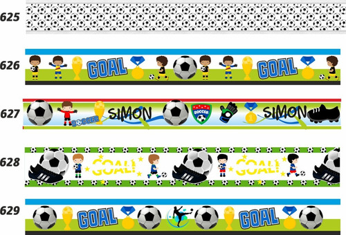  Cenefas Adhesivas Futbol Soccer 8 Mts En Vinilo Decorativo