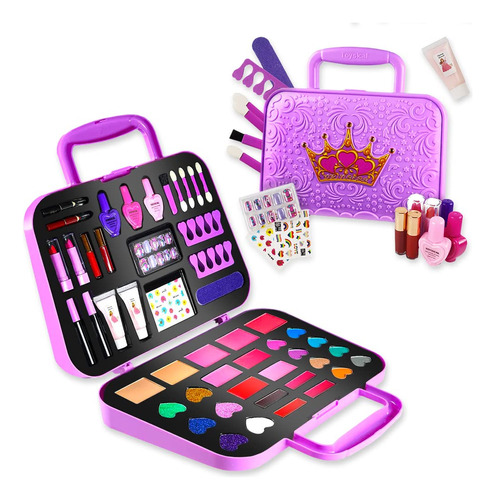 Toysical Kit De Maquillaje Para Niñas, Juego De Maquillaje.