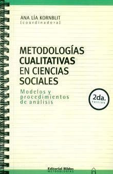 Metodologias Cualitativas En Ciencias Sociales