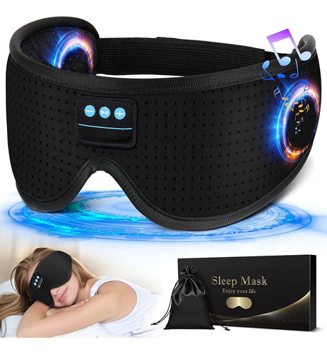 Sleep Eye Mask Auriculares Inalámbricos Bluetoothsleep 3d