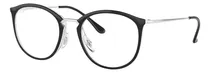 Comprar Lentes Armazones Rb7140 Negro Brillante Large + Color 5852 | 51mm Large - Negro Brillante Con Plateado