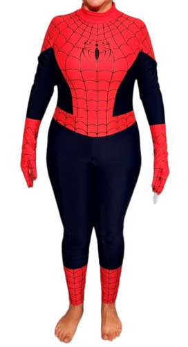 Disfraz Spidergirl Mujer Araña Para  Adulto Lycra 