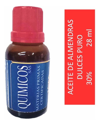 Aceite De Almendras Dulces. 28 Cc - Unidad a $1085
