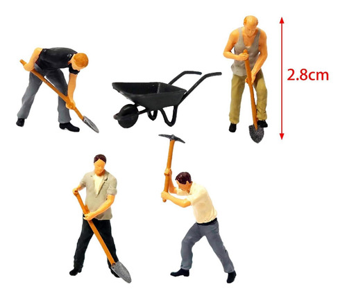Diseño De Modelo De Trabajador En Miniatura De Figura 1:64