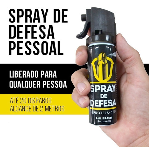 Kit 10 Sprays Defesa Pessoal Gás Gengibre Liberado Original