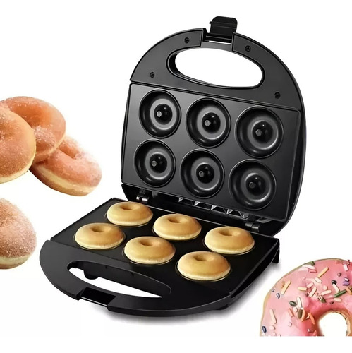 Maquina Para Donas/mini Donuts Rosquillas 06 Donuts 750watts