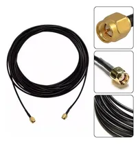 Comprar Conector Cables Resistente Rg174 Línea Coaxial 10 Metros