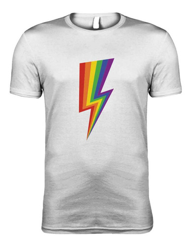 Playera Rayo Lgbt Orgullo Gay Caballero 