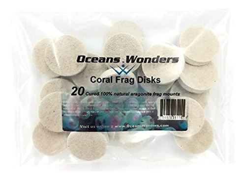 Oceans Wonders 20piece Coral Frag Disks