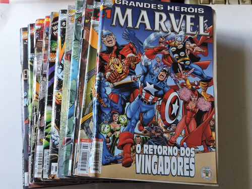 Grandes Herois Marvel Nº 1-6 / Marvel 99  Nº 8-12   11 Gibis