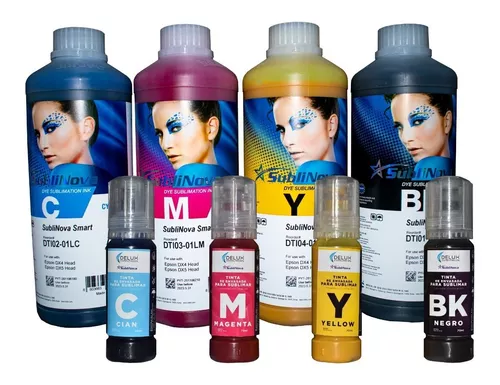 Tinta de sublimación SubliNova Smart de InkTec, botellas de 100 ml