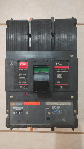 Interruptor Termomagnético Federal Pacific De 3x1000 Amp, (Usado)