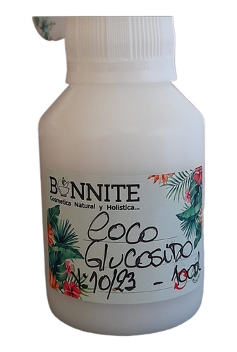 Coco Glucosido Líquido (p.h 8-9), Natural 100ml Bonnite 