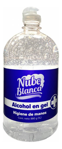 Alcohol Gel Nube Blanca 1 Litro Serviciopapelero