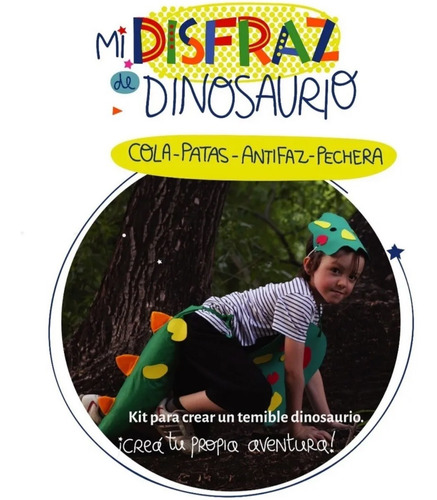 Kit Creación Disfraz Dinosaurio Manualidades Artesanía Niños | MercadoLibre