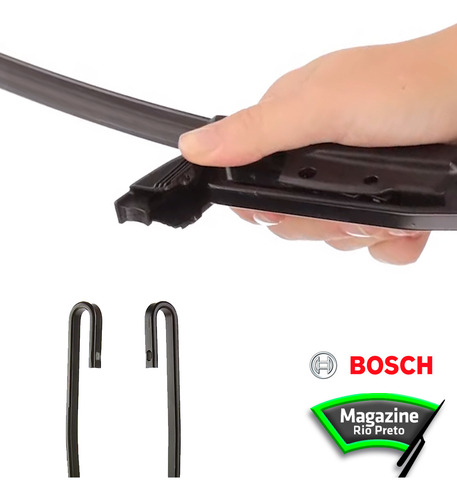 Kit Palheta Limpador Parabrisa Tucson 2018 Até 2022 Bosch