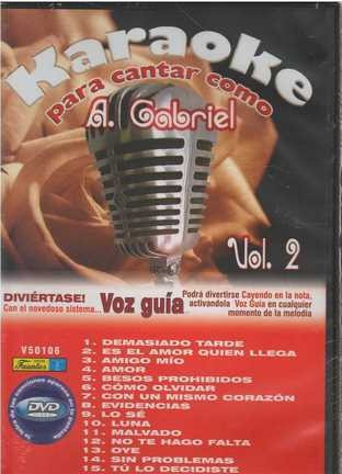 Dvd - Karaoke / Ana Gabriel Vol. 2 (df) - Original Y Sellado