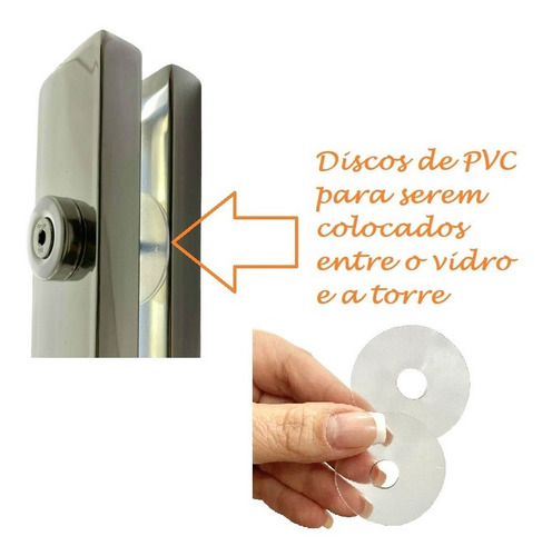 40 Coluna Torre 40 Cm Preto Fosco Com 2 Furos Corpo Inox