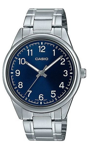 Reloj Casio Caballero Azul Mtp-v005d-2b4