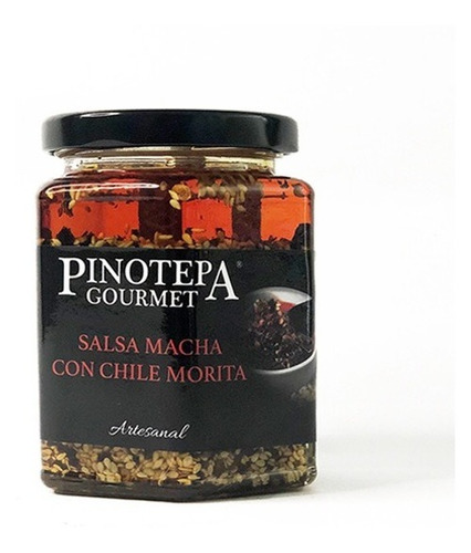 Salsa Macha Con Chile Morita | Pinotepa Gourmet |frasco 250g