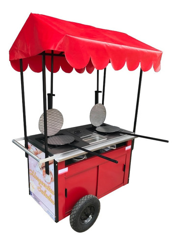 Carrito Para Marquesitas Doble | Comal Para Marquesitas