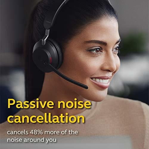Auriculares Jabra Evolve2 65 Ms Con Link380a, Inalambrico