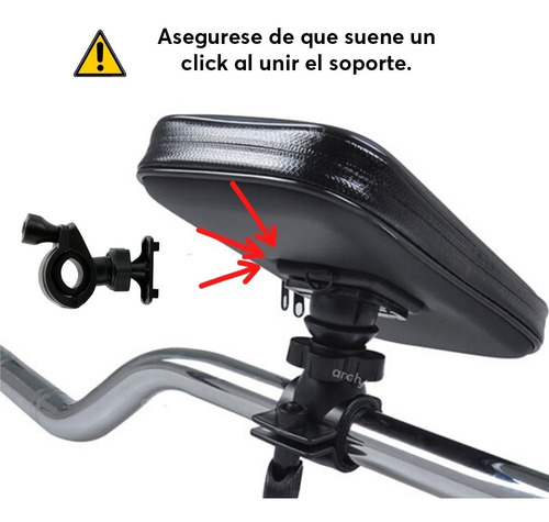 Imagen 2 de 10 de Archy Holder Soporte Porta Celular Contra Agua Bicicleta Gps