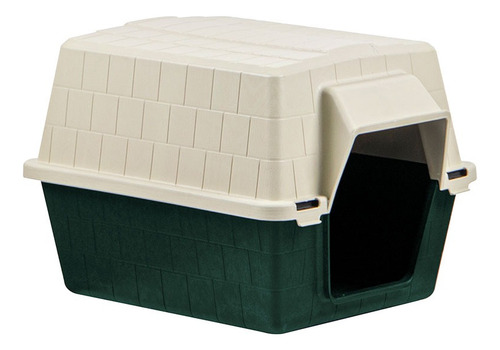 Casa Perro Impermeable Plastica Resistente 74x65x51 Cm