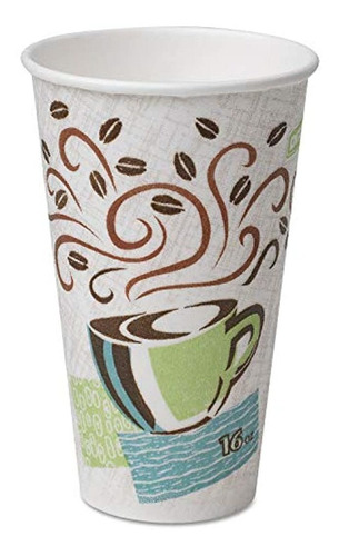 Tazas Calientes, Papel, 16 Oz, Diseño De Sueños De Café