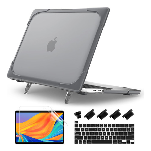 Funda Dongke Para Macbook Pro 13 M2 + C/teclado Grey