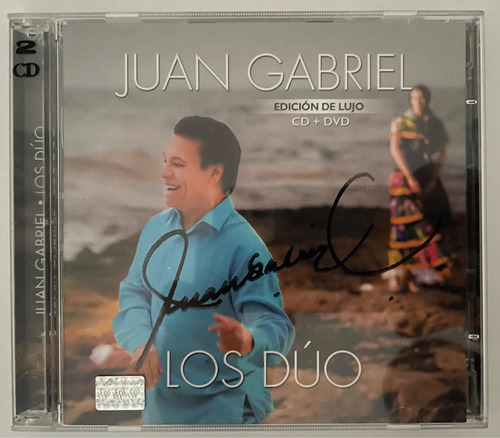 Disco De Colección Juan Gabriel Losdúo.autografiado Original