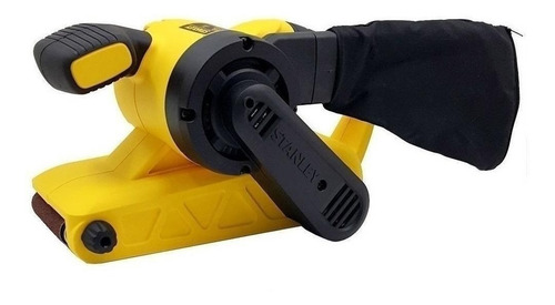 Imagen 2 de 3 de Lijadora de banda Stanley SB90 amarilla 900W 120V