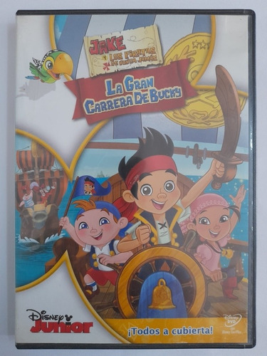 Dvd Jake Los Piratas De Nunca Jamás La Gran Carrera De Bucky