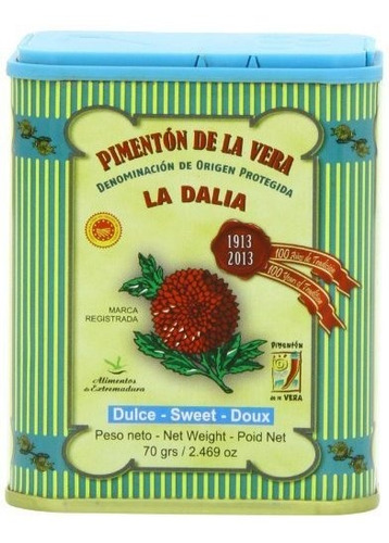 La Dalia Dulce Ahumado Pimentón De España, 2.469 Oz.