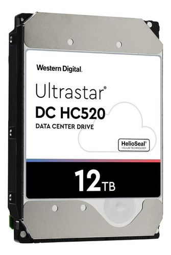 Disco Duro 12tb Wd Ultrastar Dc Hc520 Unidad 3.5 7200rpm