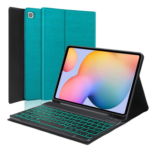 Funda Teclado Para Samsung Galaxy Tab Lite Desmontable Color