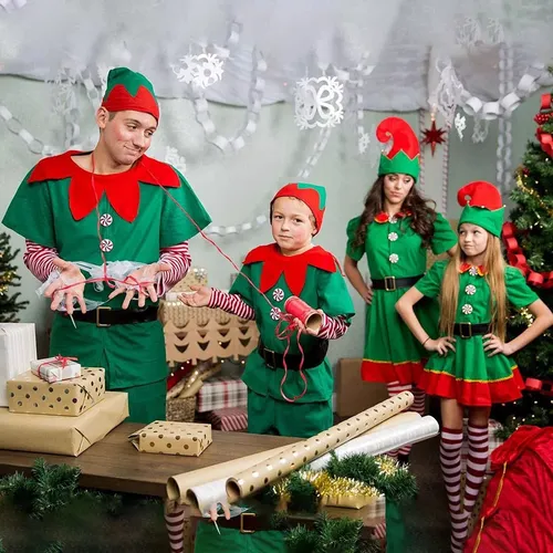 Trajes de duendes navideños para niñas discount