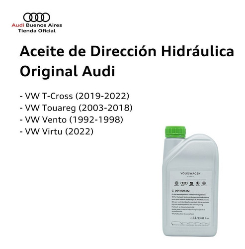Aceite De Dirección Hidráulica Original Audi G-004-000-m2