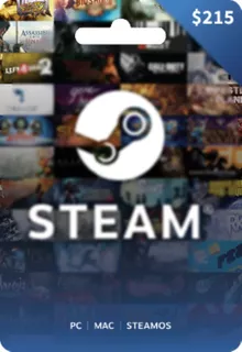 Tarjeta De Steam 215