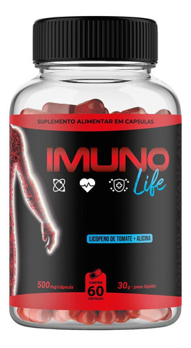 Imunolife Caps 1 60caps Sabor Vitamina