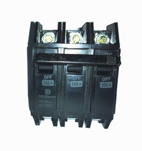 Imagen 2 de 4 de Principal Breaker Thqc 3x100 Amp. (principal Residencial)