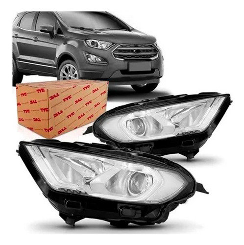 Farol Ecosport 2018 2019 20 21 Manual Com Led Projetor Xenon